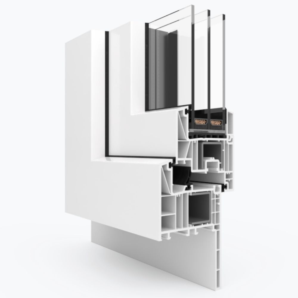 SALAMANDER Bluevolution 82 Renovationsrahmen (Flosse 60 mm) ITALY