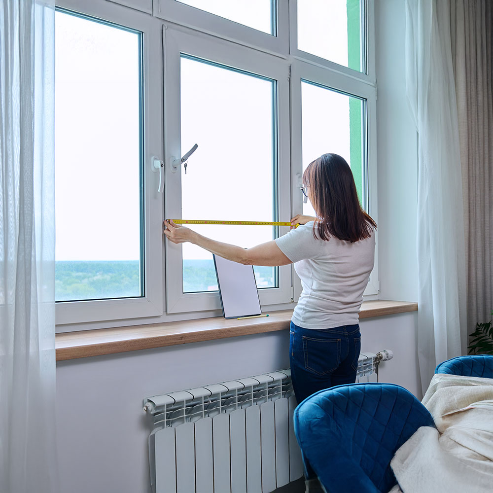 Fenster ausmessen