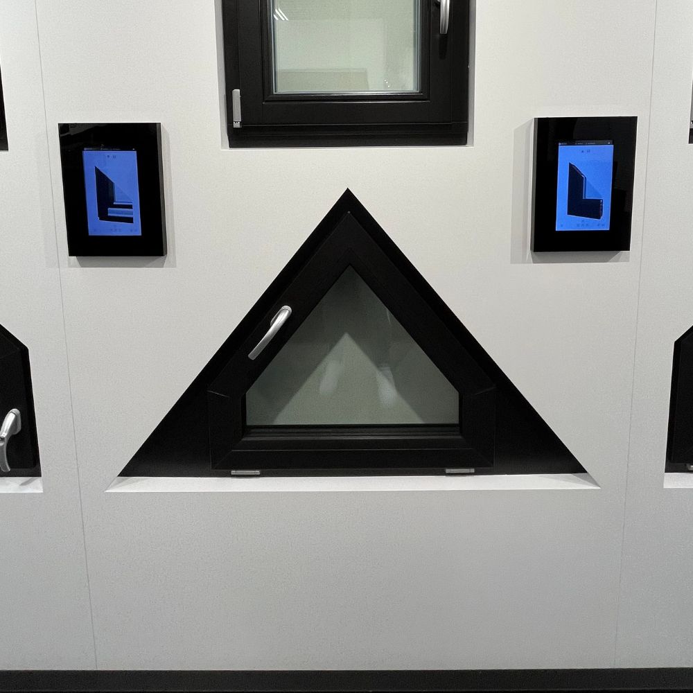 Fenster in Dreiecksform