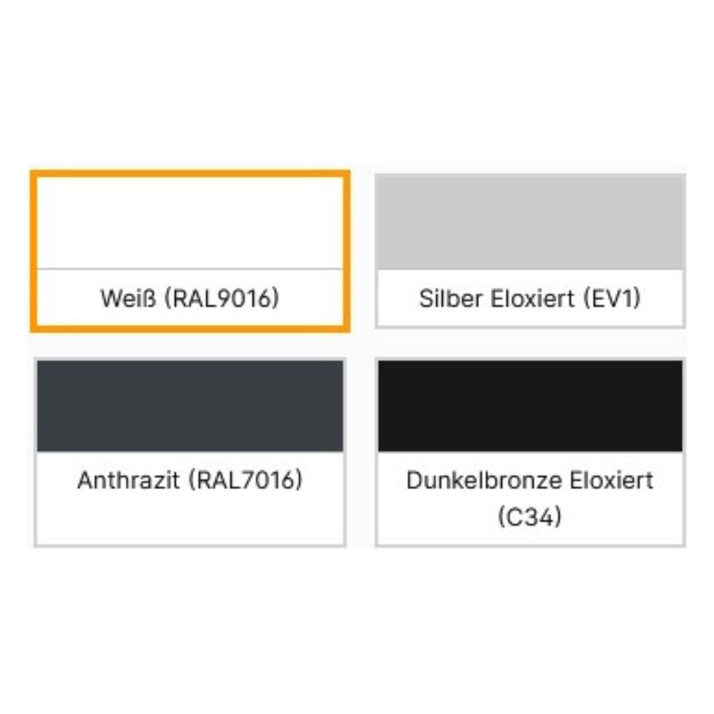 Aluminium Aussenfensterbank Farbe